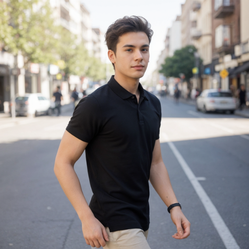 The appeal of the black polo shirt for men Infinite Fashion